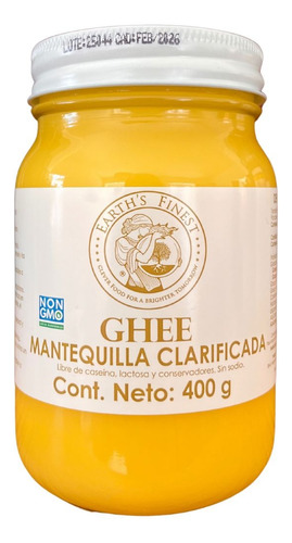 Mantequilla Ghee Earth's Finest 400g