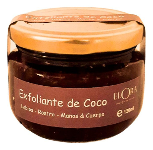 Exfoliante Natural De Coco: Labios, Rostro, Manos Y Cuerpo 