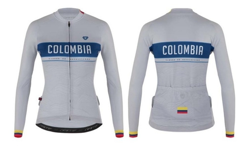 Camisa Manga Larga Mujer Colombia Escaladores Gw