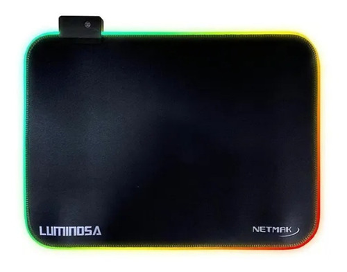 Netmak Nm-luminosa Mouse Pad Retroiluminado Gamer