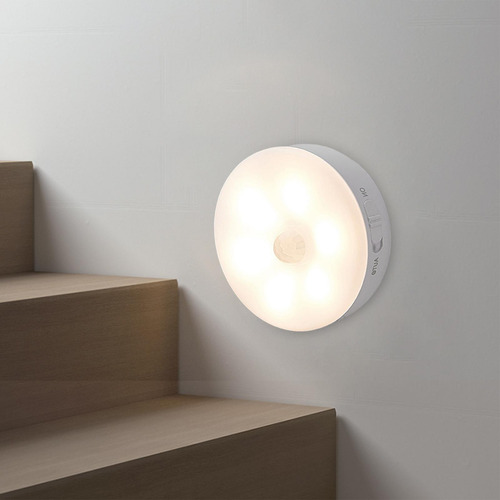 Luz Nocturna Con Sensor De Movimiento, Luces De Luz Calida