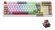 Comprar Teclado Mecánico Español Thunderobot K98 Gasket Rgb Hot Swap 3\u002F5 Pins Ergonómico 98% Layout Teclado Alfanumerico 100% Anti-Ghosting OUTEMU Red Switch Teclado Para PC USB Gamer