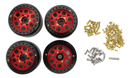 Llantas De Coche Rc, 4 Unidades, 1:10 Drift, Aleación De Alu