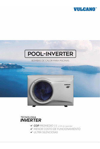 Climatizador De Piscina Vulcano Pool-inverter 25 230v