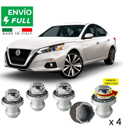 Birlos De Seguridad Nissan Altima Navy Con Envío Gratis