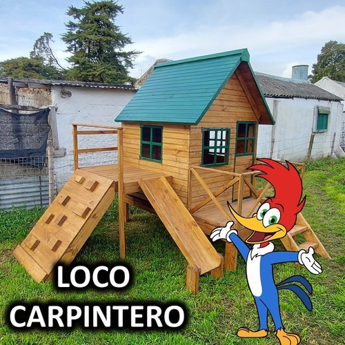 Imagen 7 de 7 de Casita De Madera Infantil Día Del Niño Navidad Reyes 2021 04
