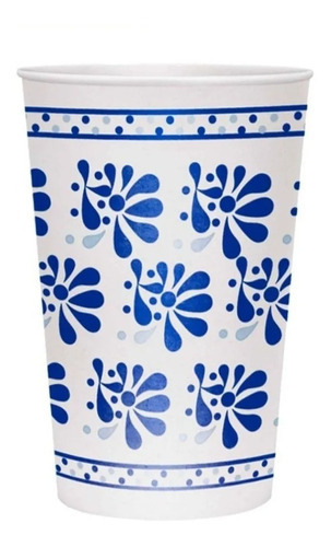 Vaso Ecológico Papel Con Tapa Termo Green 100 Piezas 473ml