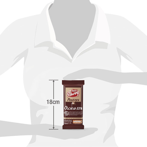 Imagen 6 de 9 de Savoy® Postres Oscuro 55% 200g