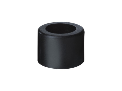 Imagem 2 de 3 de Kit 12 Batente 3/4'' 19mm Pvc Preto Pé Sofá Batedor Porta