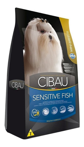 Ração Para Cães Adulto Raça Mini Sensitive Fish 3kg Cibau