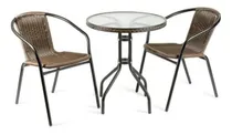 Comprar Juego De Terraza 3 Pz, Balcon, Jardin, Piscina-bistro Marrón