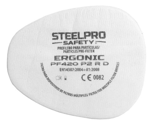 Ergonic Prefiltro Pf420 P2 R D (paq X 10)