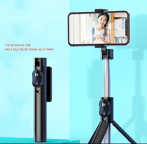 Imagen 3 de 3 de Palo Selfie Bluetooth Con Tripode Y Control Remoto Celular