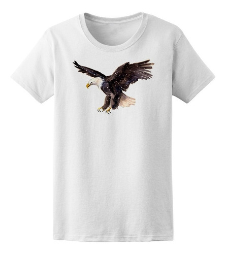 Águila De Usa En Acuarela Camiseta De Hombre
