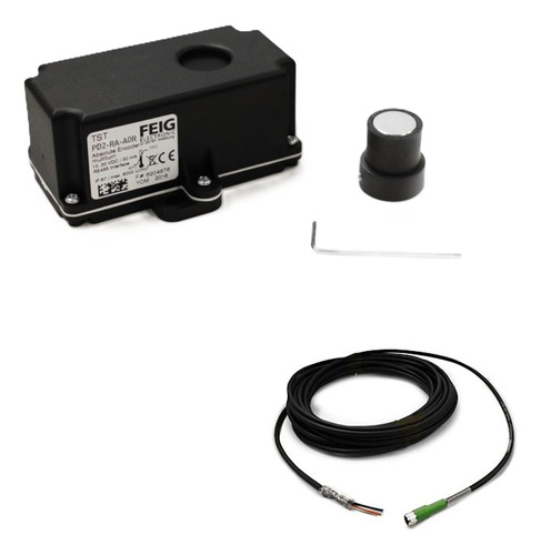 Encoder Feig 6000rpm Tst Pd2-ra-a0r Y Cable M8 4h 10m Nuevo