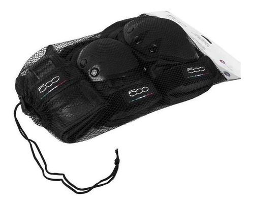 Imagen 4 de 7 de Kit Protecciones Fiat 500 Skate Roller Monopatin Bicicleta