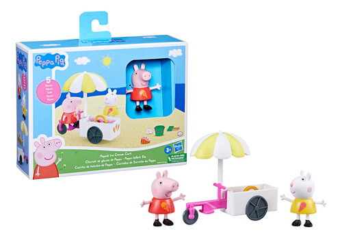 Hasbro Playset Momentos De Peppa Carrito De Helados