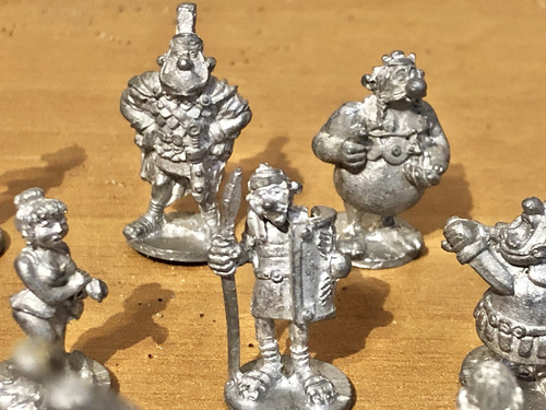 Coleção Miniaturas Chumbo Asterix E Obelix Antigo Raro (Usado)