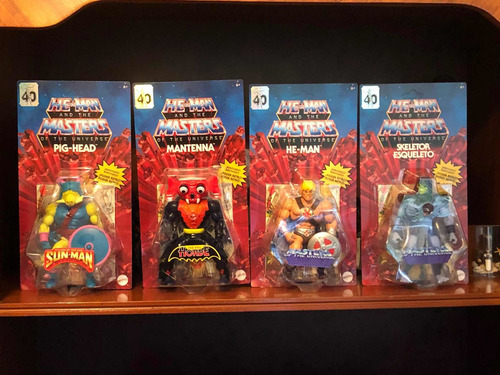 He Man Origins Mattel Wave 9 Mantena, He Man, Skeletor Pig H (Usado)