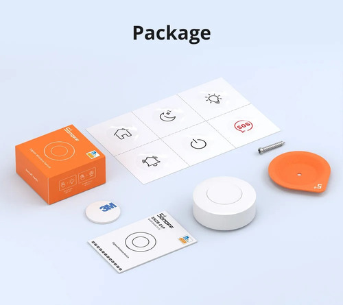 Pulsador Inalámbrico Sonoff Snzb-01p Zigbee - Incl Pila