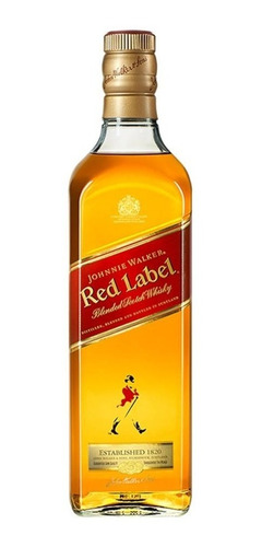 Imagen 1 de 2 de Whisky Escocés Blended Red Label Johnnie Walker 750ml