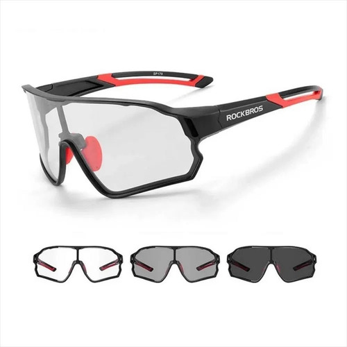 Lentes Rockbros Fotocromáticos Running Ciclismo Unisex Uv