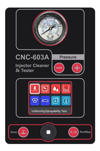 Imagen 3 de 10 de Launch Cnc603a Laboratorio 6 Inyectores Con Tina Ultrasonido