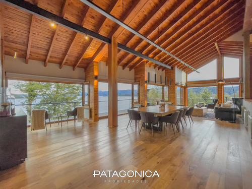 Venta- Unica E Impactante, Casa 5 Amb, Costa De Lago C/amenities, Villa La Angostura
