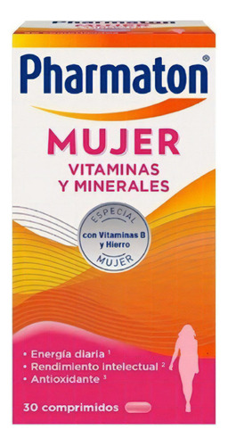 Pharmaton Mujer 30 Comp Sabor Sin Sabor