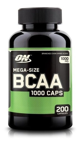 Bcaa Optimum On 1000mg 200 Caps Original  - Frete Gratis