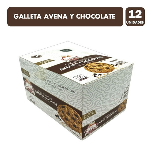 Galletas Avena Y Chocolate, Nutra Bien (caja Con 12unidades)