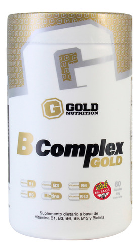 B-complex Gold Nutrition Vitamina Complejo B Multivitaminico