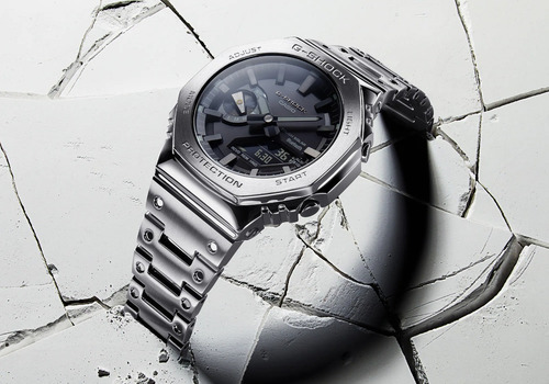 Imagen 10 de 10 de Reloj Casio G-shock Youth Metal Gm-b2100d-1acr