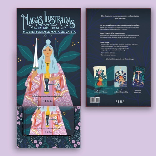 Magas Ilustradas. Un Tarot Para Mujeres Que Hacen Magia Sin Varita - Libro + Mazo de Cartas