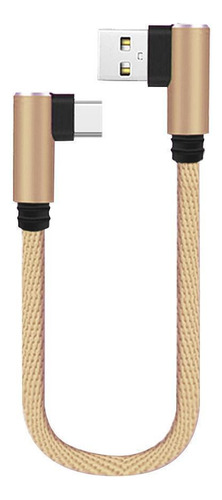 Cotovelo Preto Android Micro Usb De 0,25 M Em Forma De L, Da