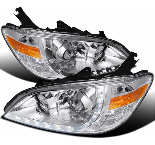 Faros Honda Civic 2004 2005 Led Lupa C