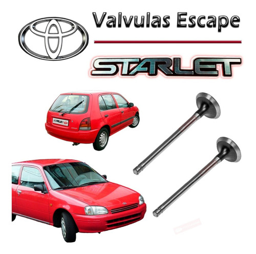 Valvulas De Escape Toyota Starlet