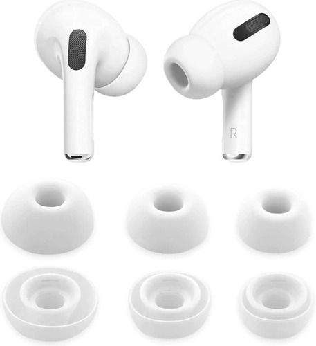 Kit Repuestos Almohadillas Silicona AirPods Pro 3 Tamaños