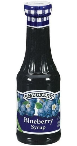 Smucker's Blueberry Syrup Jarabe Miel Mora Azul Importada