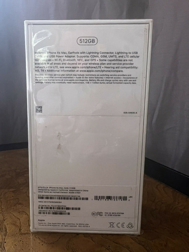 Imagen 3 de 4 de Nuevo iPhone XS Max 512gb Original