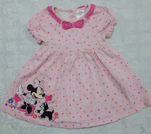 Vestido Minnie Disney Baby 18-24 Meses. Con Detalles