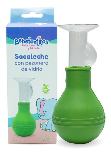 Sacaleche Con Pezonera De Vidrio Bebefantitos