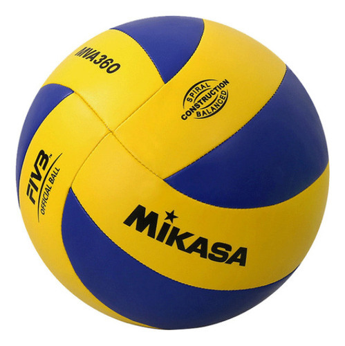 Mikasa MVA360 balón voleibol color amarillo azul