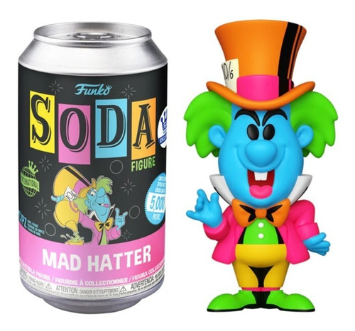 Mad Hatter Disney Alice In Wonderlad  Funko Soda