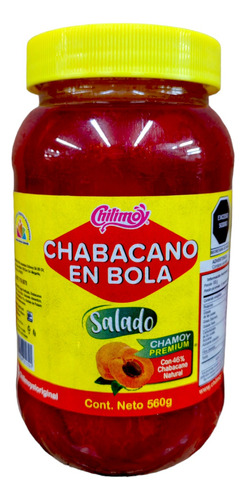 Chabacano Salado En Bola Premium 560gr