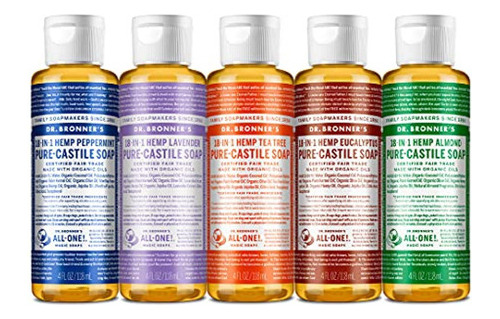 Jabon En Barra Dr. Bronner's - Jabón Líquido Pure-castile 