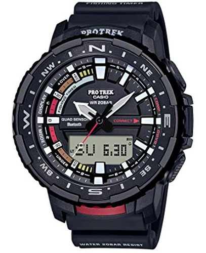 Reloj Deportivo De Cuarzo Casio Pro Trek Para Hombre Con Cor