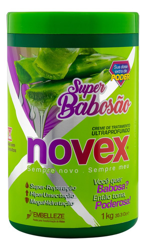  Creme de tratamento Novex Super Babosão 1kg