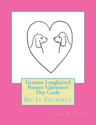 Libro German Longhaired Pointer Valentine's Day Cards - G...