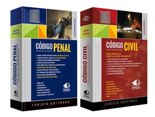 Código Civil/ Código Penal Originales Nuevos 2024 Actualizad